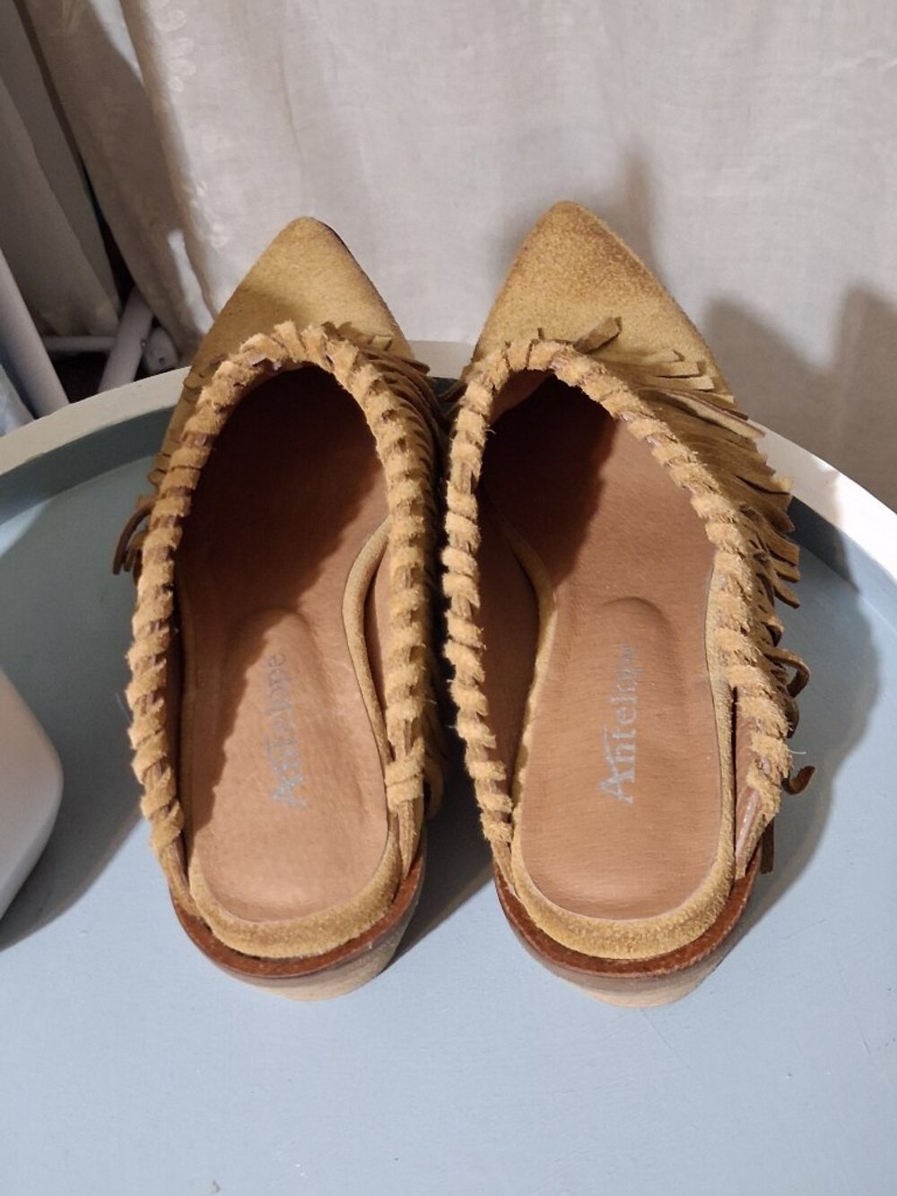 Antelope Fringe Mules "Dabney" - Picture 6 of 10
